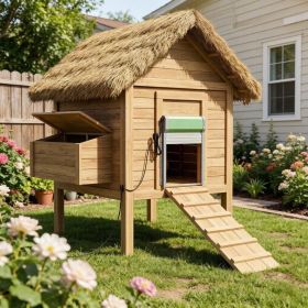 Automatic chicken coop door , equipped with remote control light sensor and outdoor chicken coop timer Automatic chicken coop door , equipped with remote control light sensor and outdoor chicken coop timer